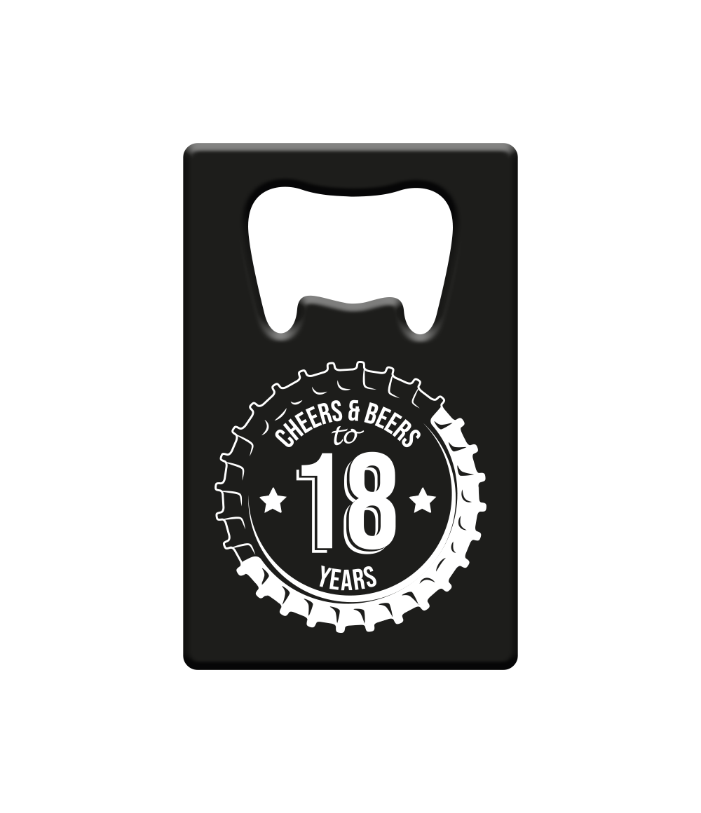 Bier opener 18 jaar