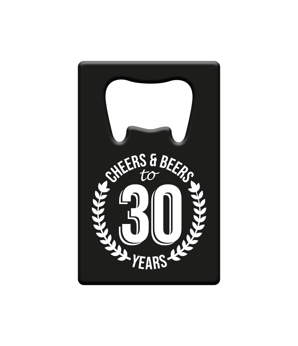 Bier opener 30 jaar