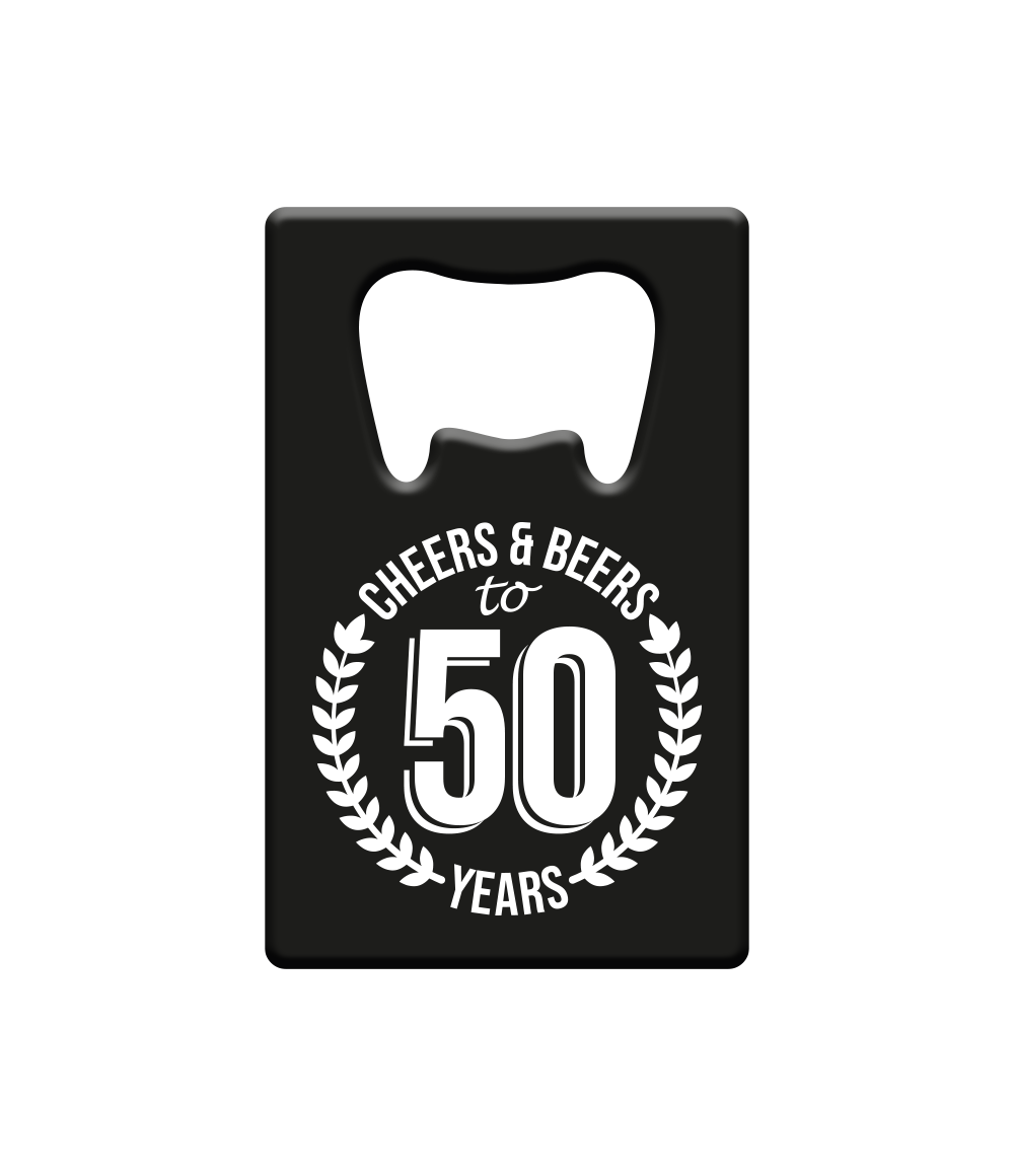 Bier opener 50 jaar