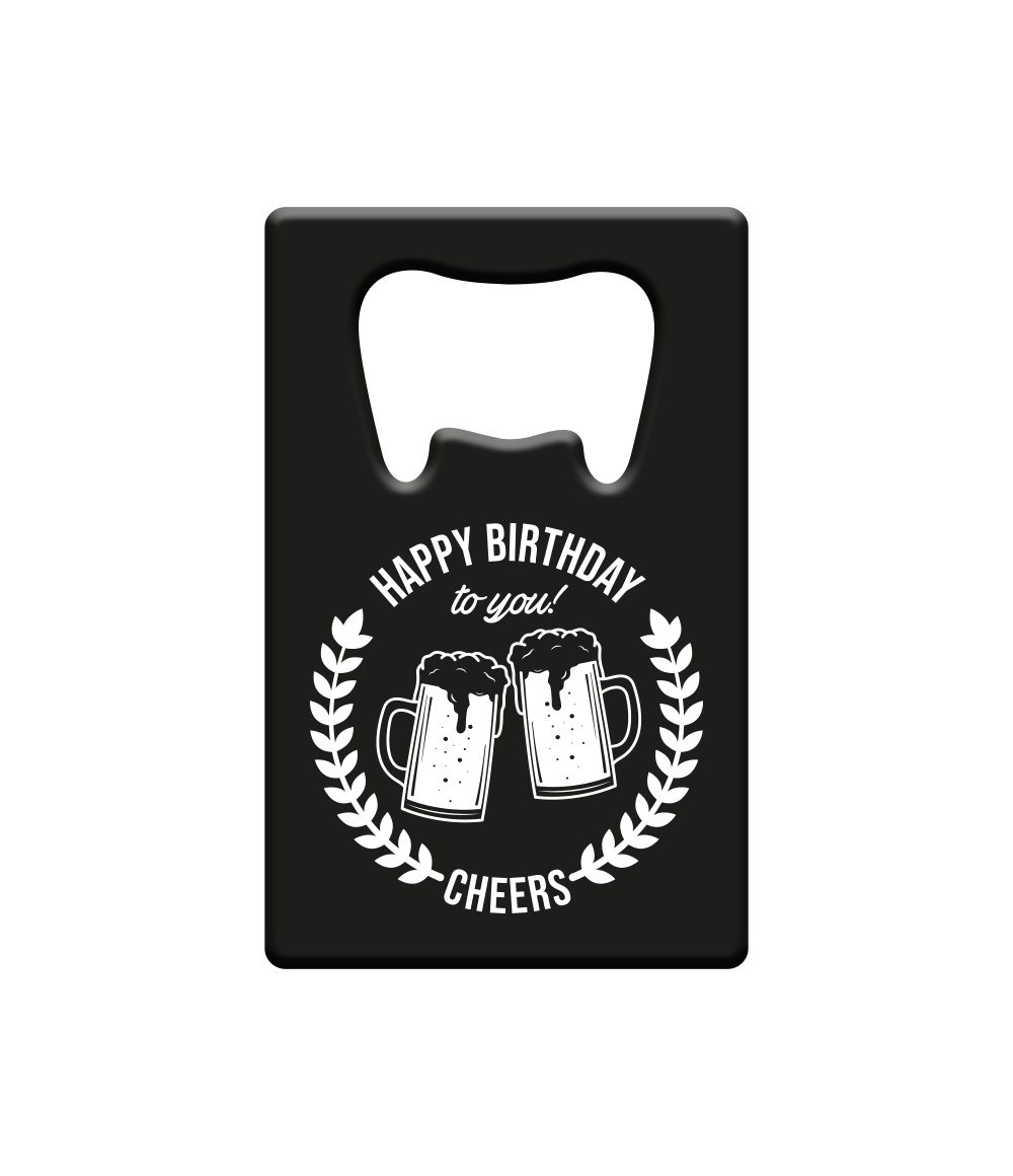 Bier opener Happy Birthday