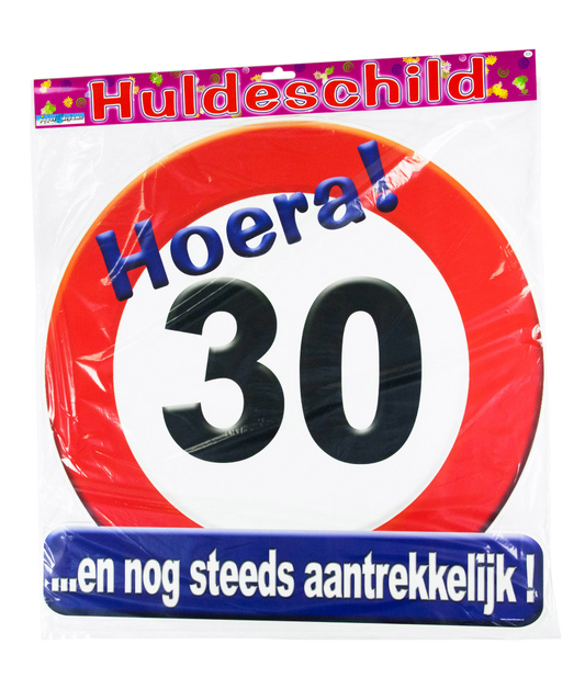 Huldeschild 30 jaar