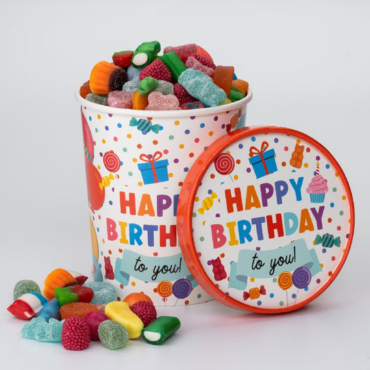 Candy Bucket Happy Birthday | Snoepemmer Verjaardag