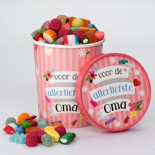 Candy Bucket Oma | Snoepemmer Kado Oma