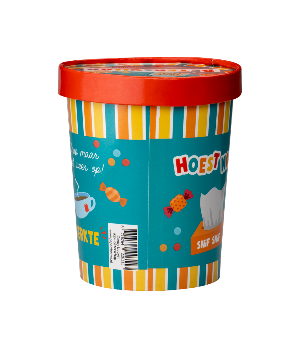 Candy Bucket Beterschap | Snoepemmer
