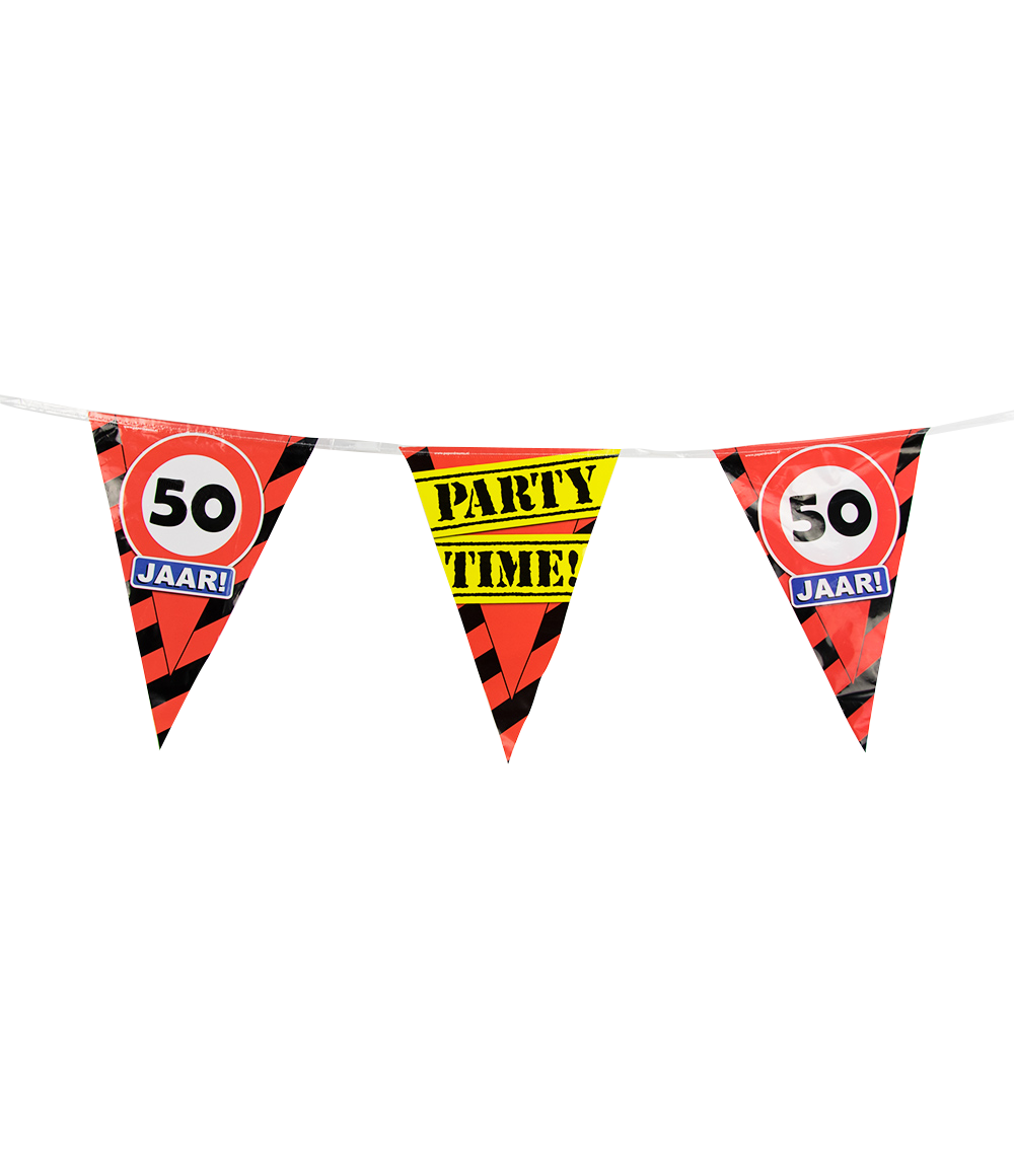 Party vlag 50 jaar