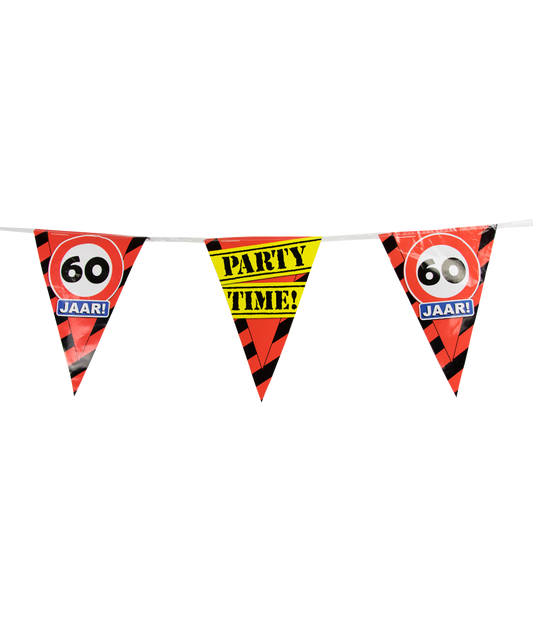 Party vlag 60 jaar