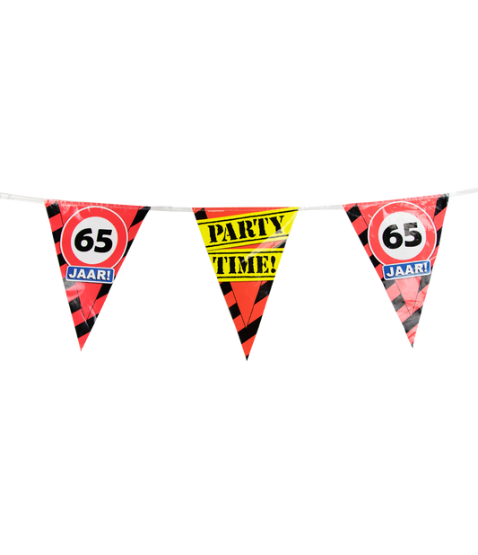 Party vlag 65 jaar