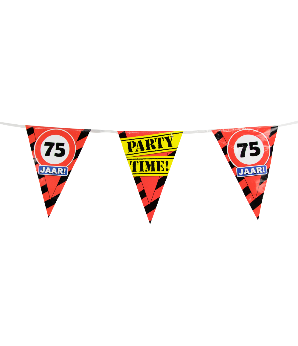 Party vlag 75 jaar