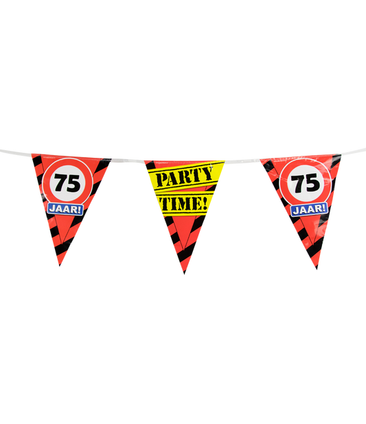 Party vlag 75 jaar