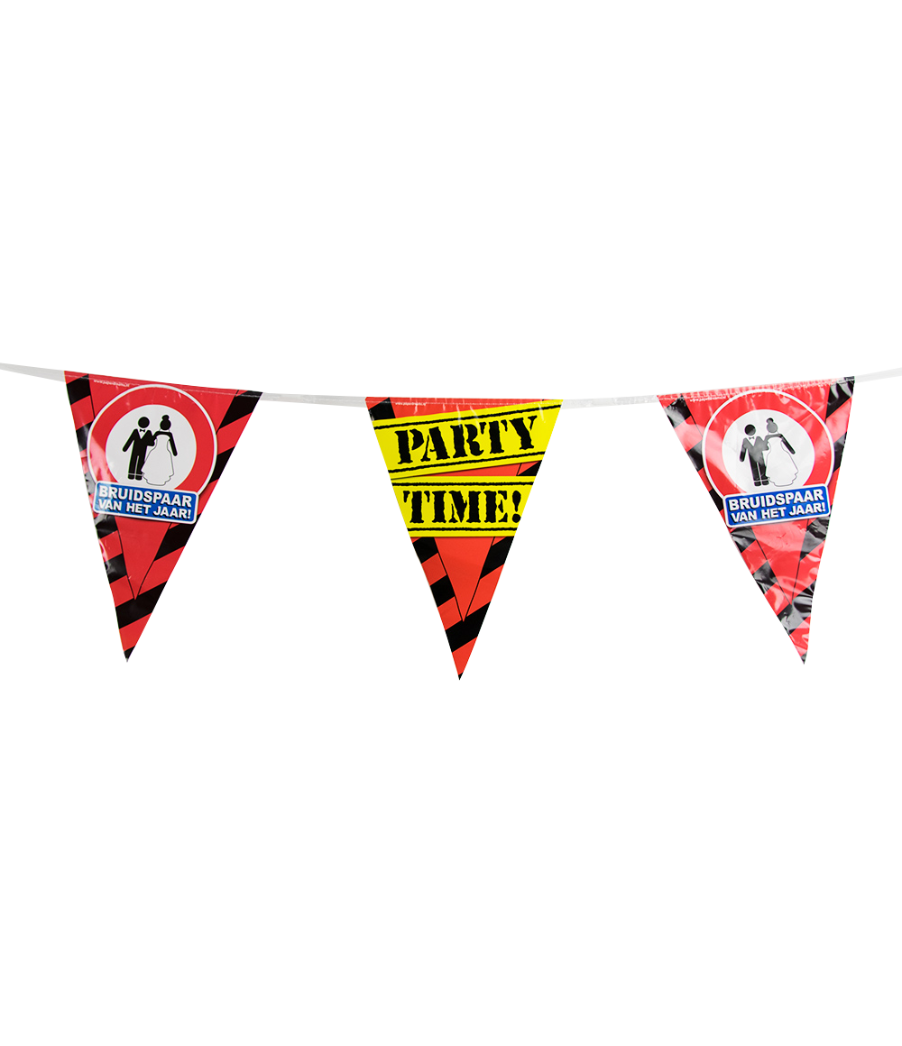 Party vlag Bruidspaar van het jaar