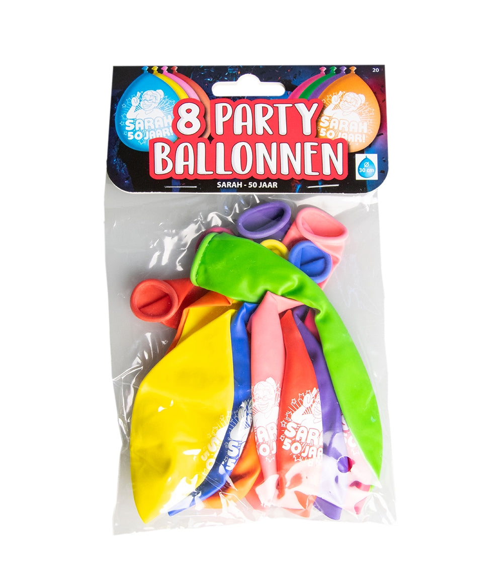 Ballonnen Sarah 50 jaar