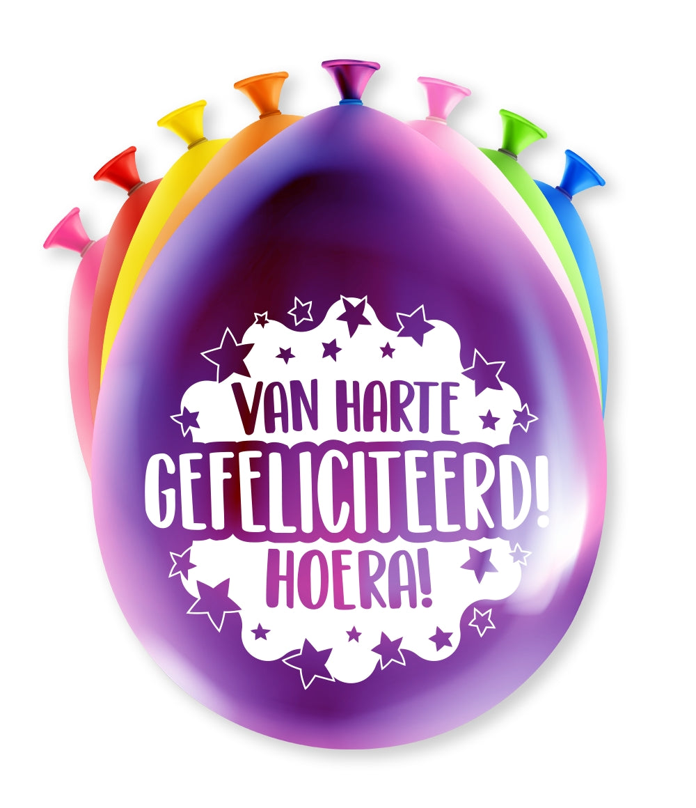 Ballonnen Gefeliciteerd