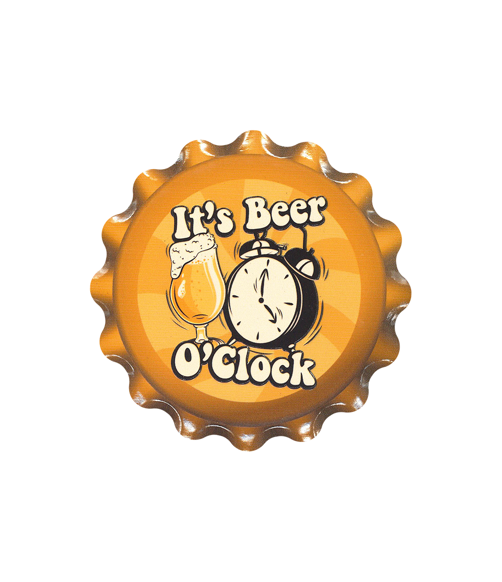 Onderzetter It's beer o'clock