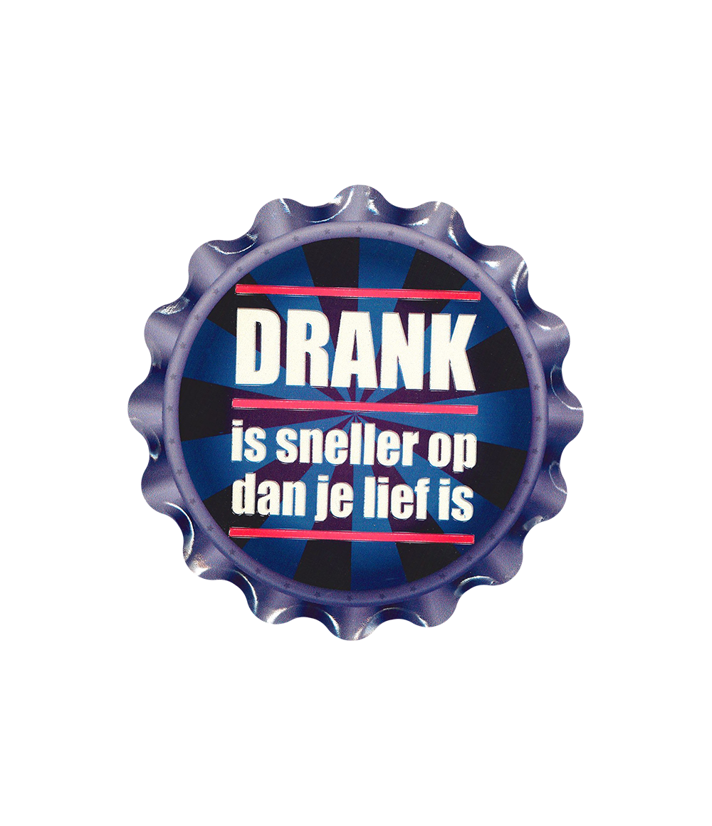 Onderzetter Drank is sneller op!