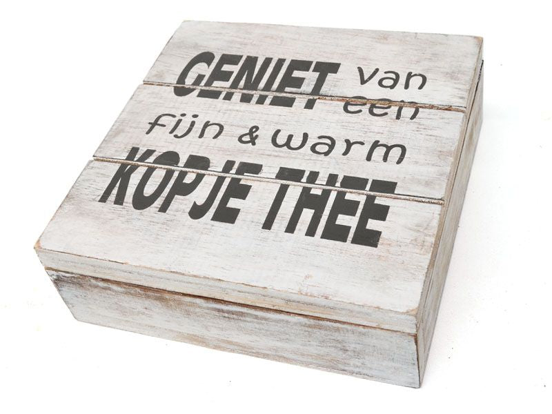WoodArt Theedoos