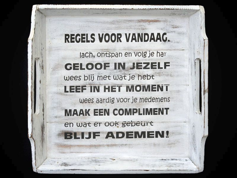 WoodArt Dienblad