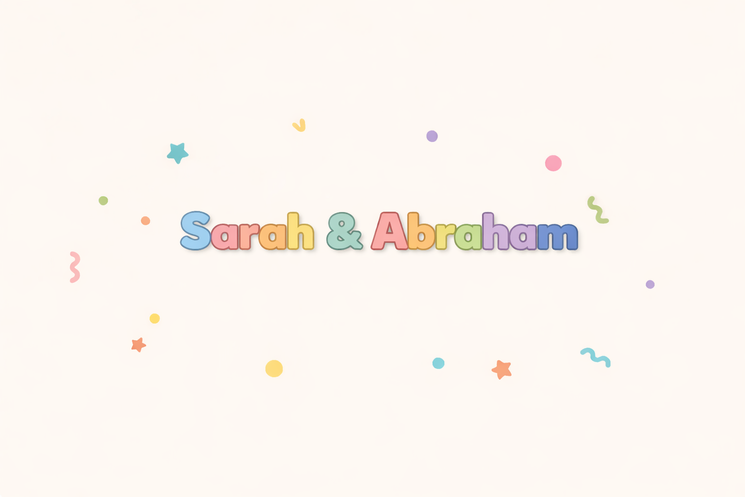 Sarah & Abraham