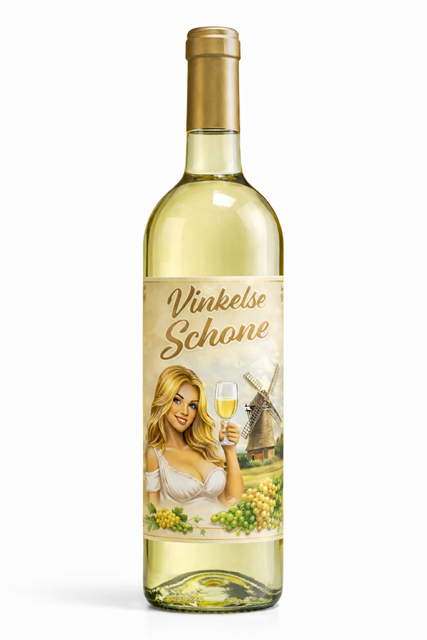 Itiliaanse witte wijn, voor bij de borrel of als kado. Kado voor man en vrouw.