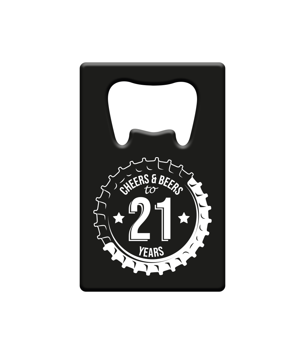 Bier opener 21 jaar