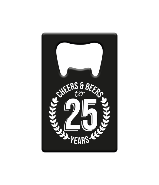Bier opener 25 jaar