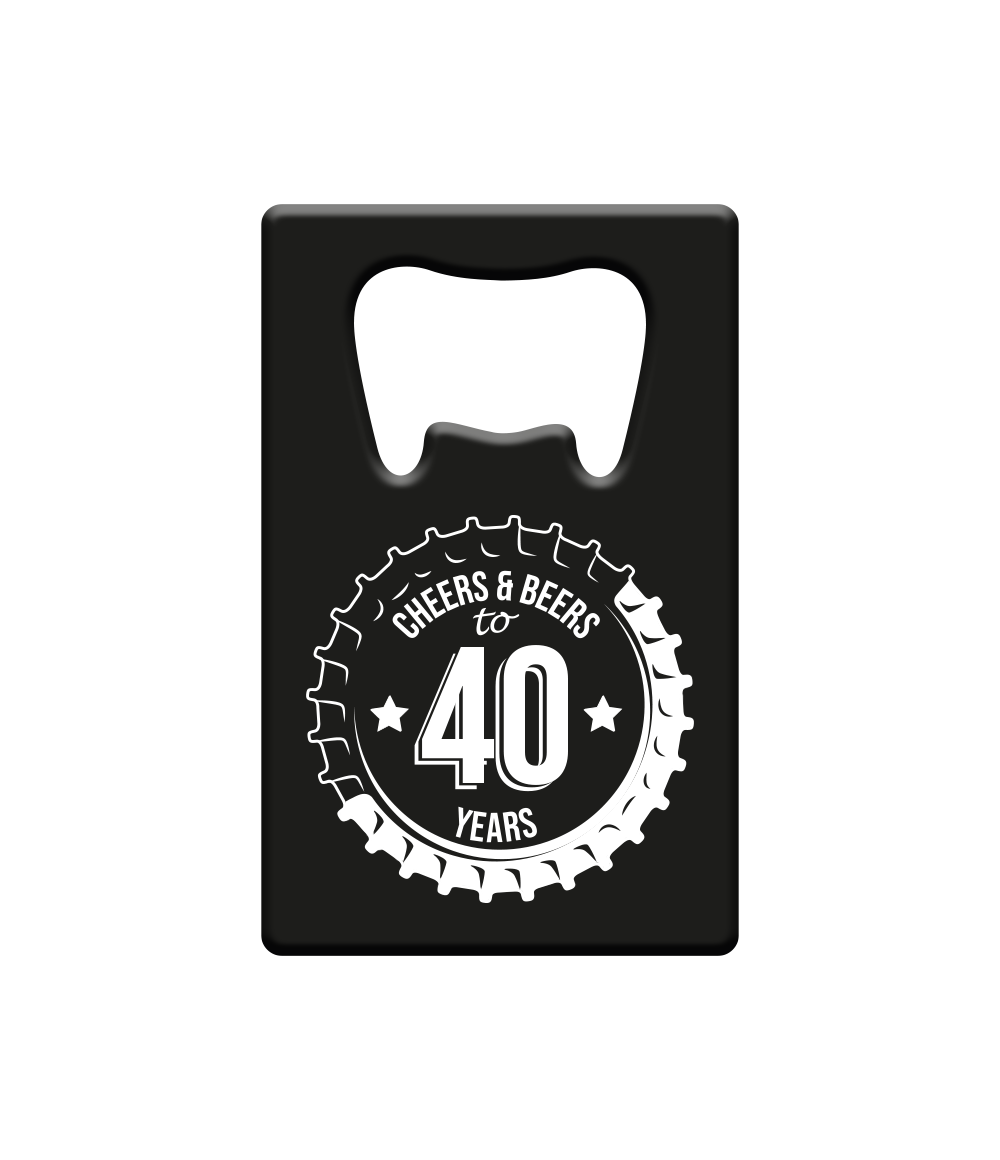 Bier opener 40 jaar