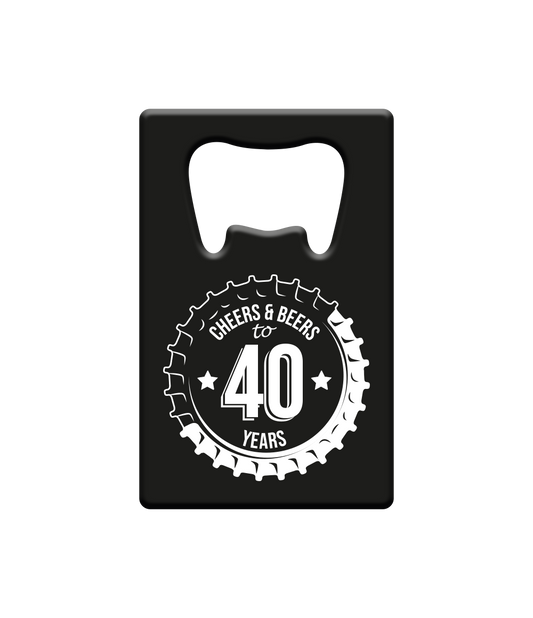 Bier opener 40 jaar