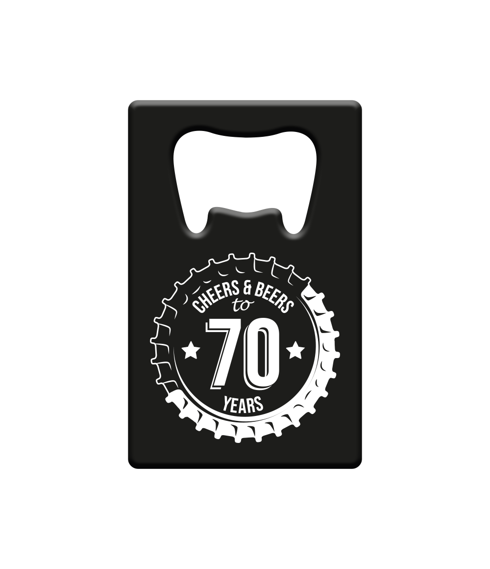 Bier opener 70 jaar