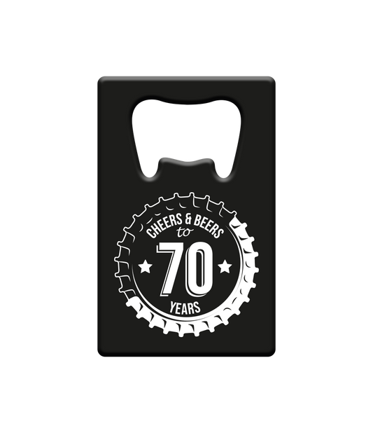 Bier opener 70 jaar