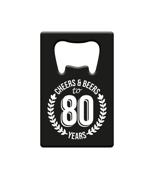 Bier opener 80 jaar