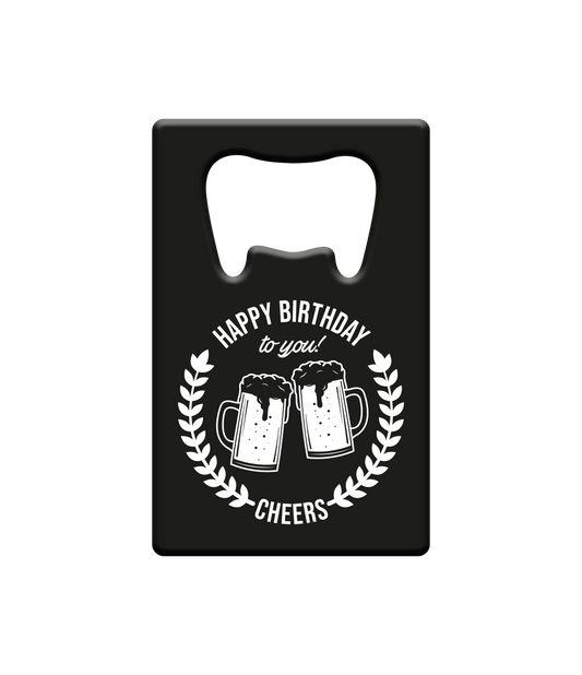 Bier opener Happy Birthday