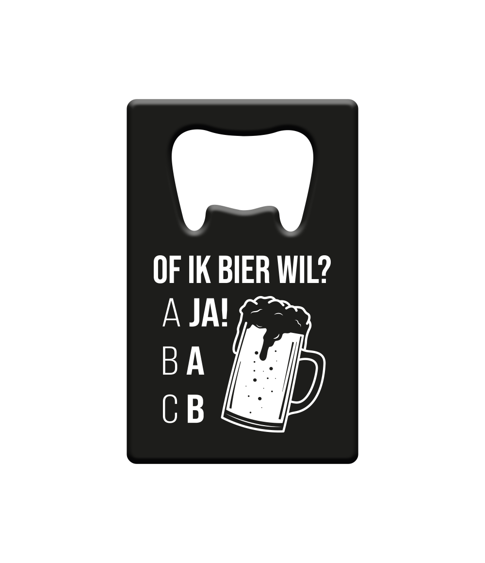 Bier opener Of ik bier wil?