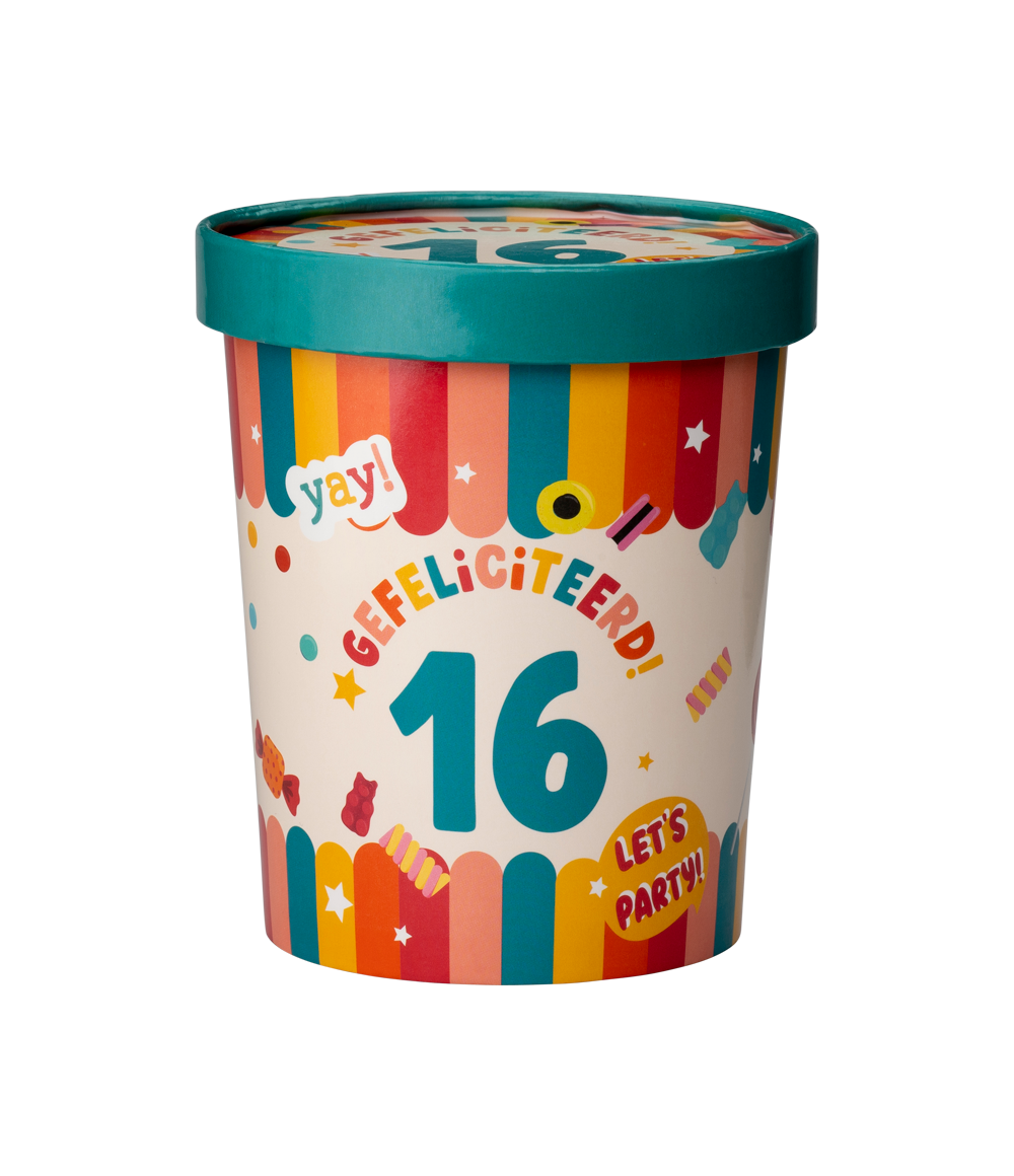 Candy Bucket 16 jaar | Snoepemmer Feest