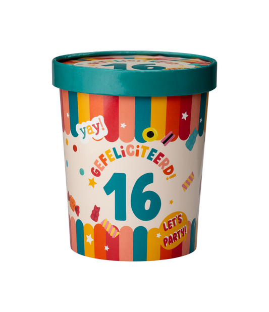 Candy Bucket 16 jaar | Snoepemmer Feest