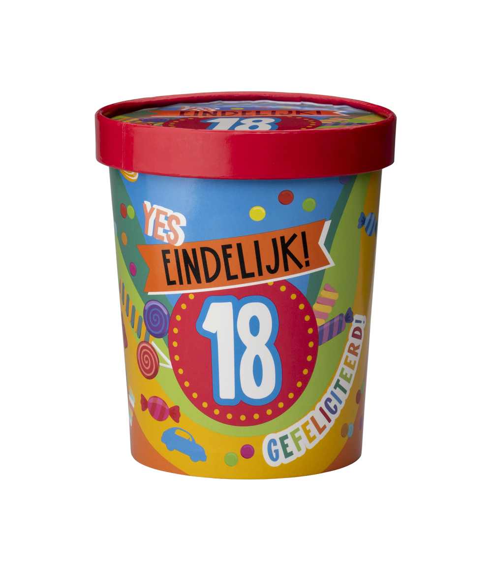 Candy Bucket 18 jaar | Snoepemmer  Feest