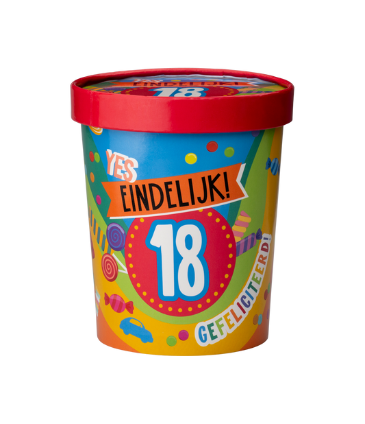 Candy Bucket 18 jaar | Snoepemmer  Feest
