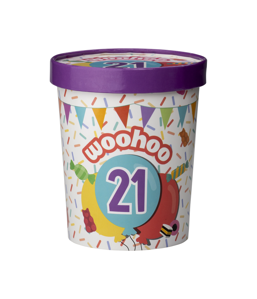 Candy Bucket 21 jaar | Snoepemmer  Feest