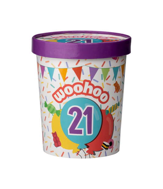Candy Bucket 21 jaar | Snoepemmer  Feest