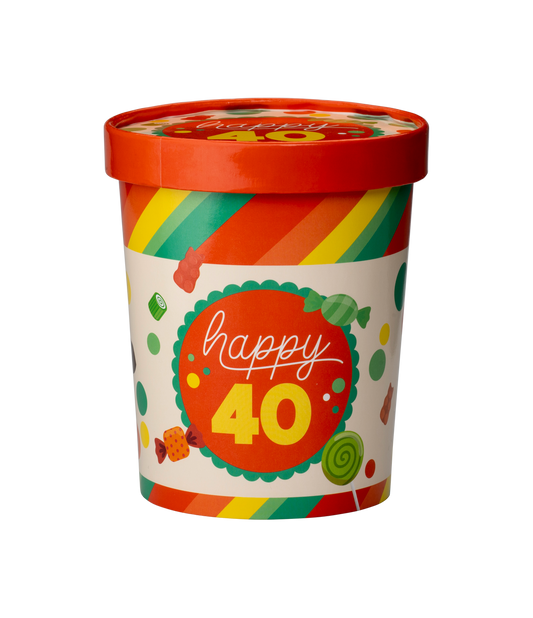 Candy Bucket 40 jaar | Snoepemmer Feest