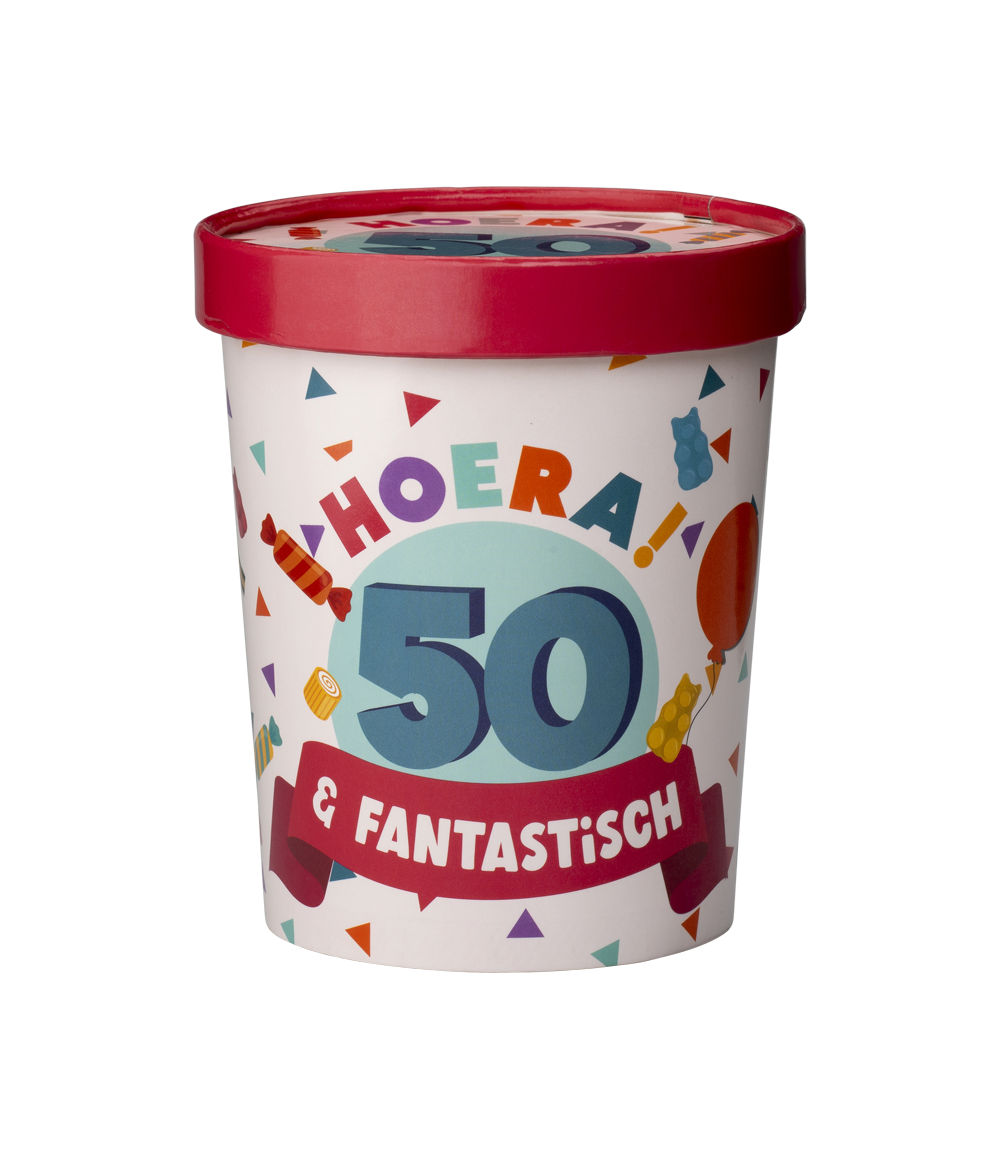 Candy Bucket 50 jaar | Snoepemmer Feest