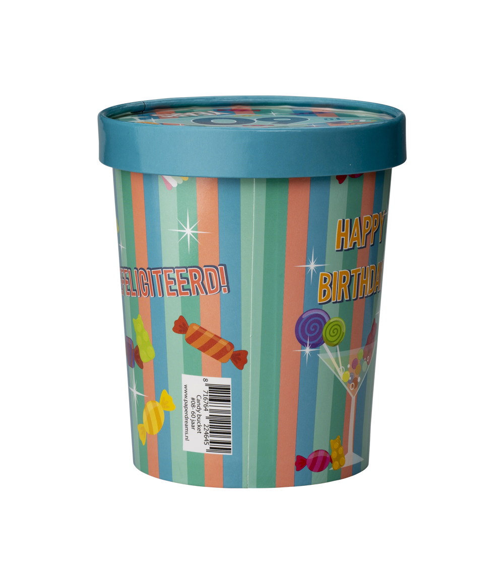 Candy Bucket 60 jaar