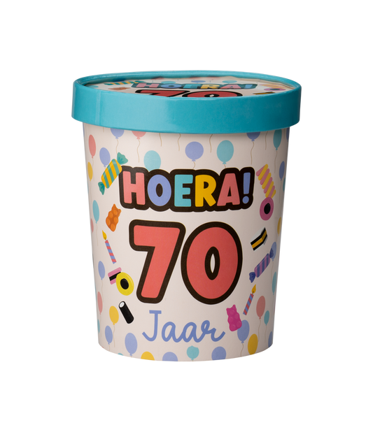 Candy Bucket 70 jaar | Snoepemmer