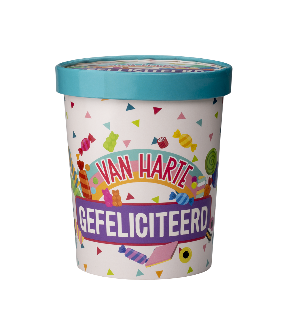 Candy Bucket Gefeliciteerd | Snoepemmer Feest