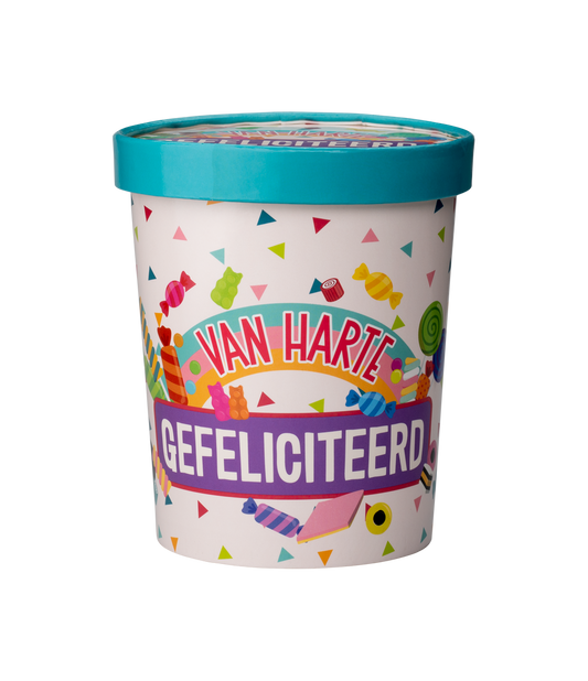 Candy Bucket Gefeliciteerd | Snoepemmer Feest