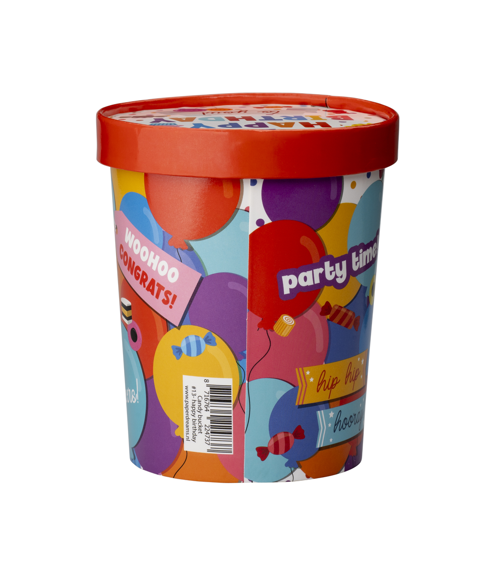 Candy Bucket Happy Birthday | Snoepemmer Verjaardag