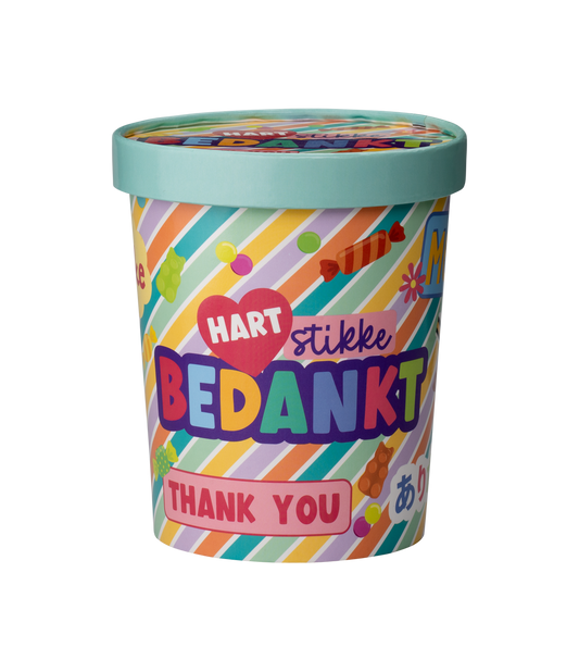 Candy Bucket Bedankt | Snoepemmer Bedankje