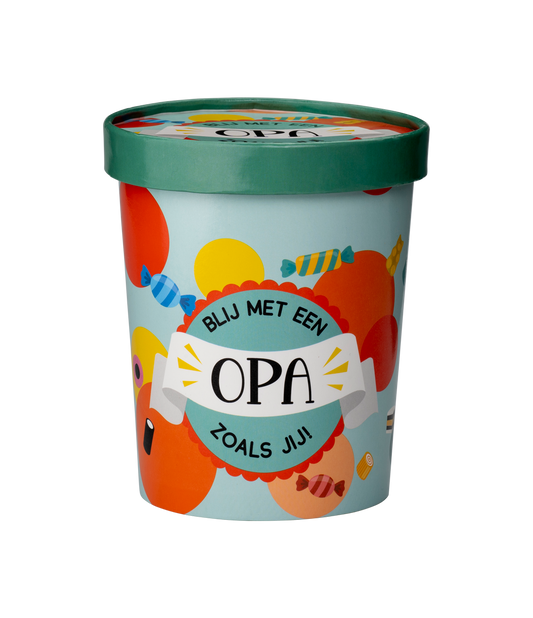 Candy Bucket Opa | Snoepemmer Kado Opa