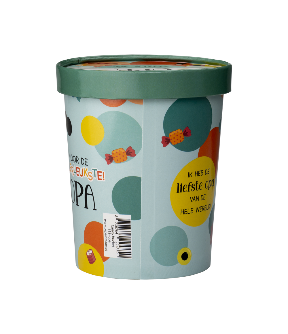 Candy Bucket Opa | Snoepemmer Kado Opa