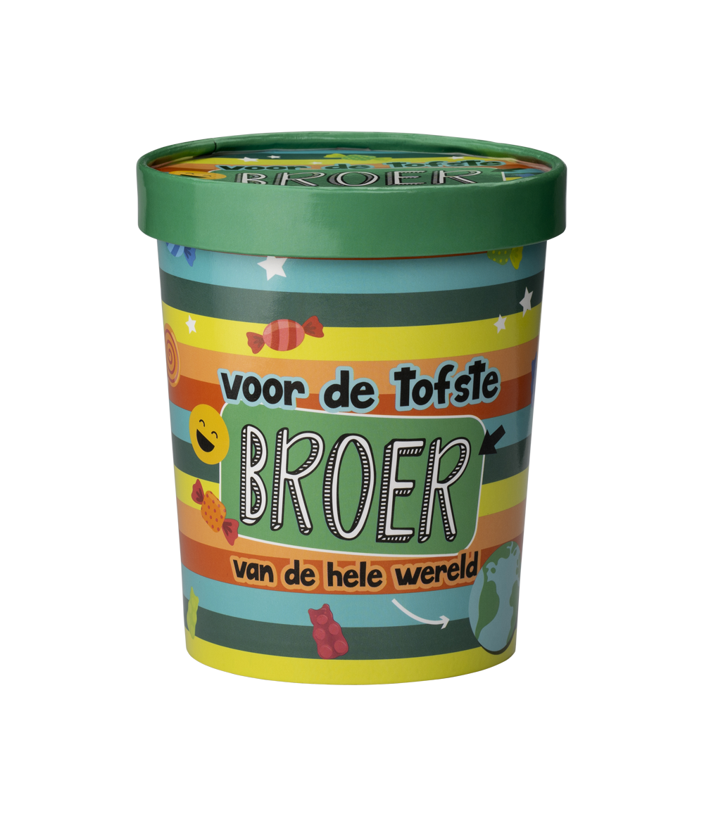 Candy Bucket Liefste Broer | Snoepemmer Kado Broer