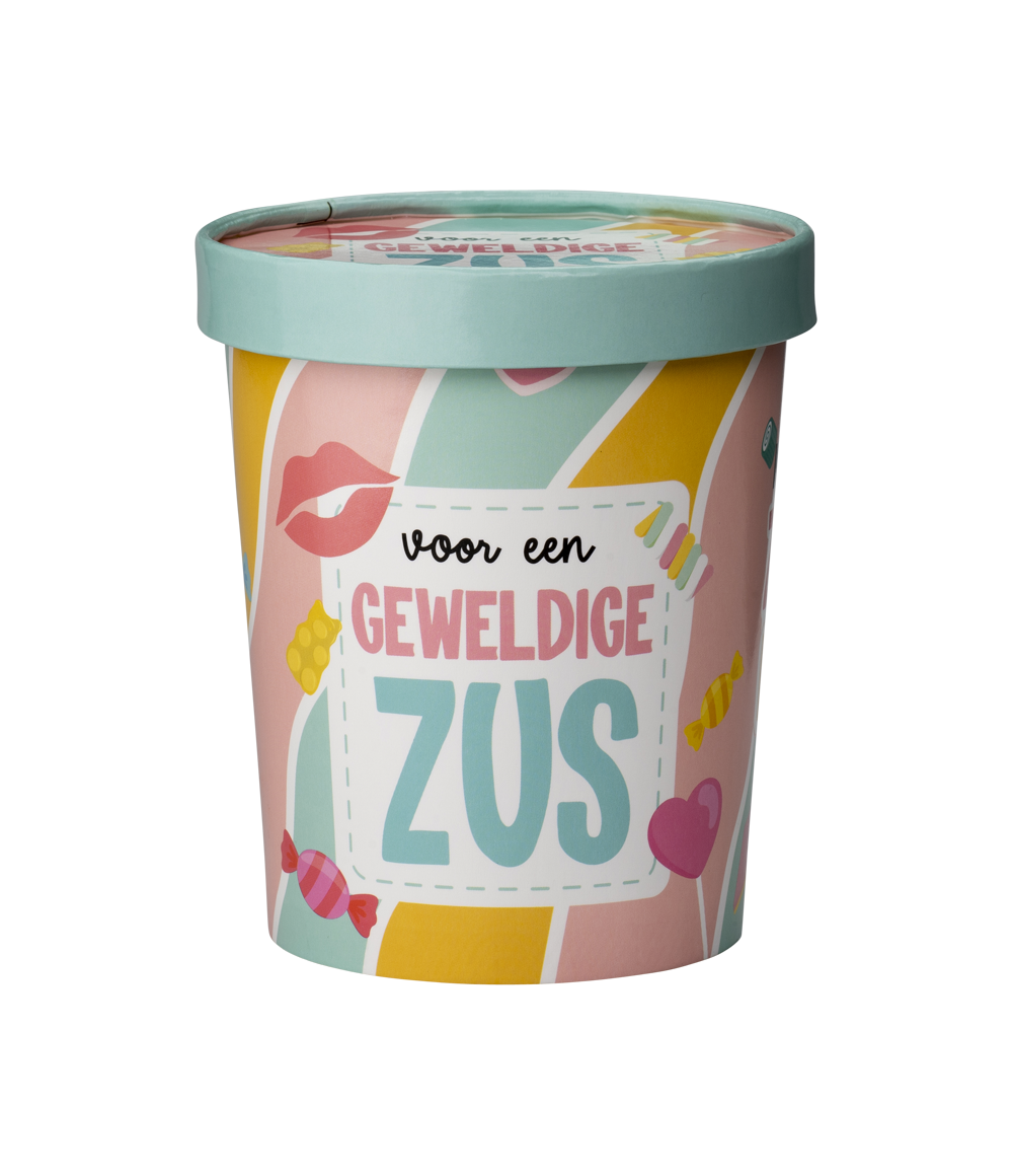 Candy Bucket Geweldige Zus | Snoepemmer  Kado Zus
