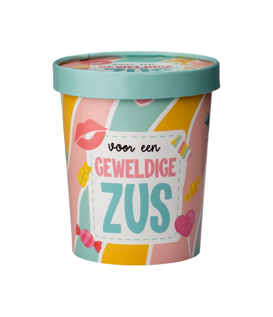 Candy Bucket Geweldige Zus | Snoepemmer  Kado Zus